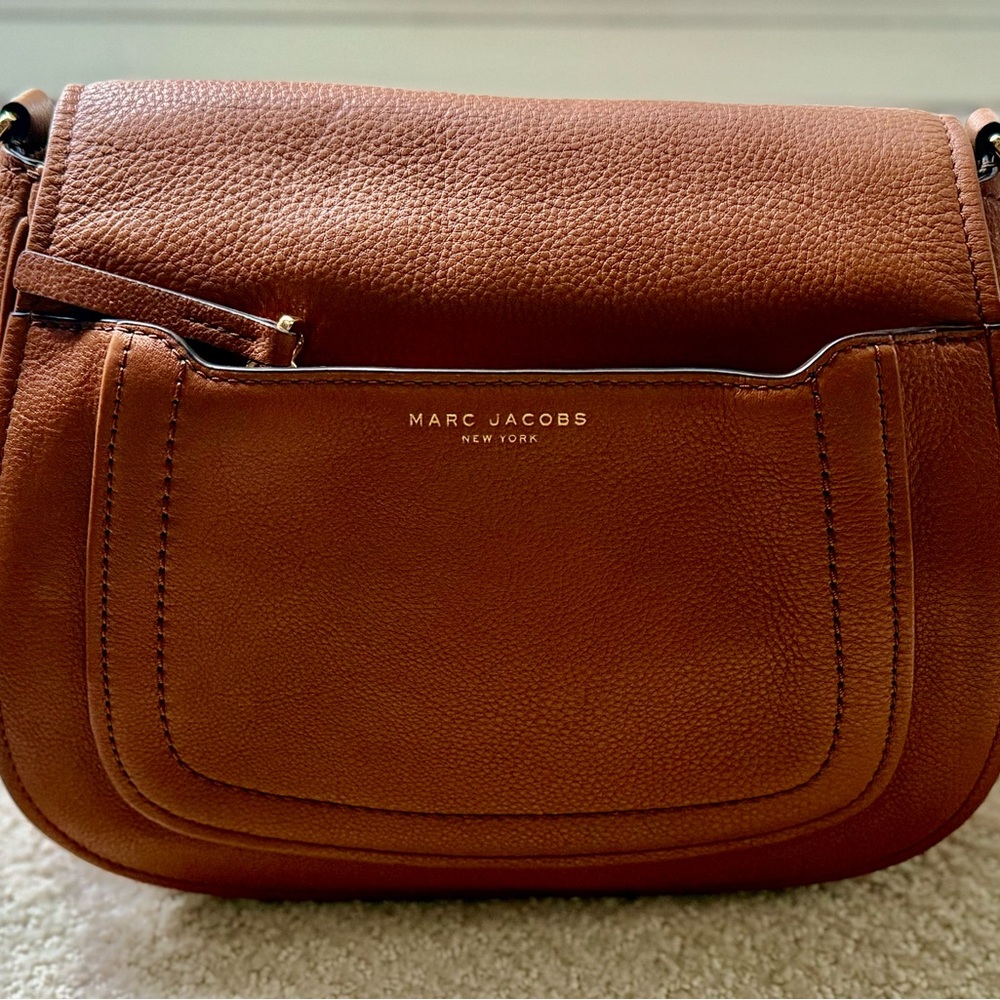 Marc Jacobs Tan Leather Crossbody Bag